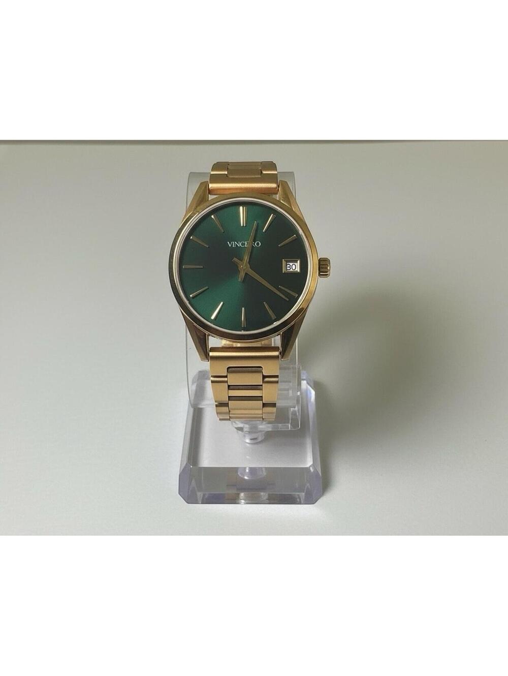 Vincero Harper Gold Green Women’s Watch 29mm Sapphire Crystal Miyota Date